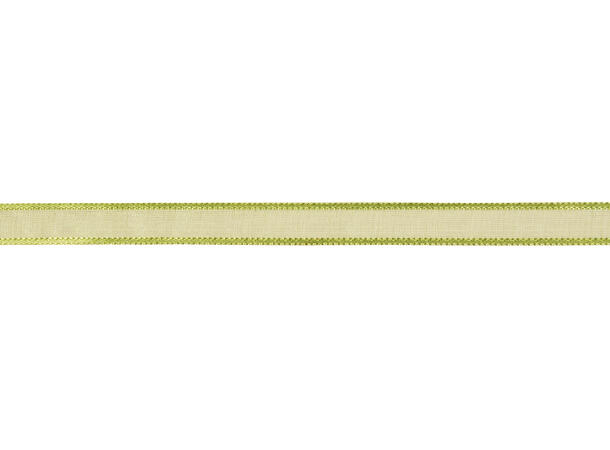 Organsa grønn bånd 10mm Rull: 45 meter 