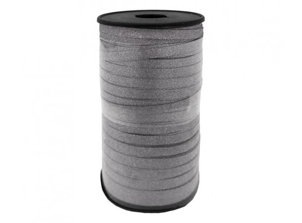 Gavebånd glitter sort 5mm 92 meter 