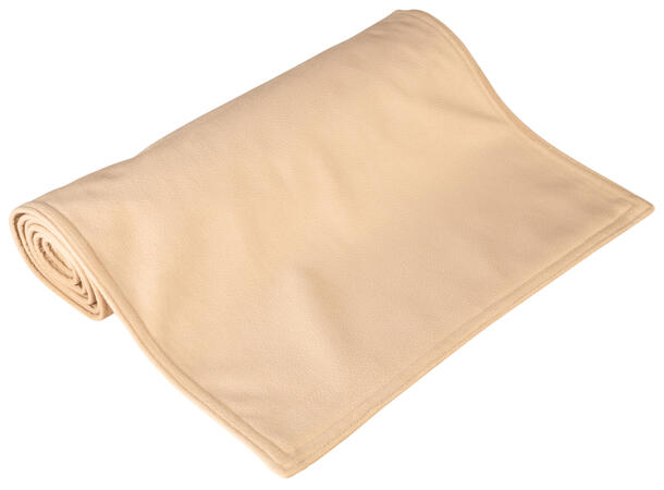 Løper velur skinnlook beige 40x140cm 