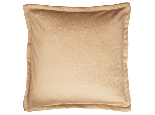 Putetrekk velur skinnlook brun 50x50cm Passer med innerpute 45x45cm 