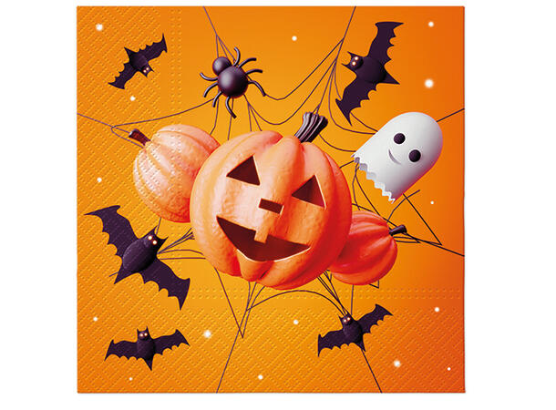 Serviett Funny Halloween Lunsjserviett 20 stk 3-lags 33x33cm 