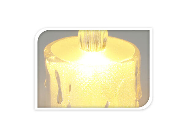 Telys LED klar/blank 3,6x5cm Display 24stk Batteri 2xLR1130 inkl 