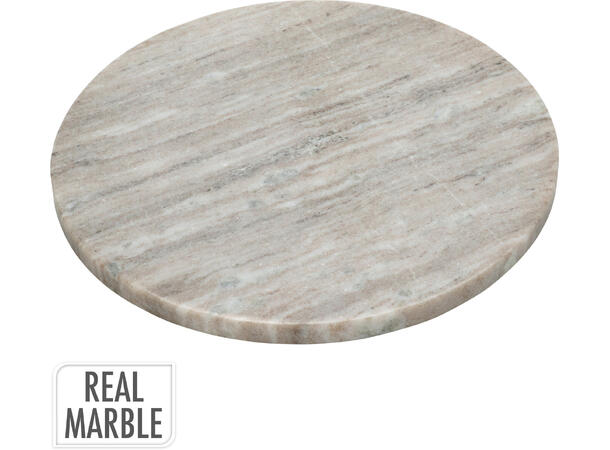 Fat sand marmor rundt 1,5x28cm 2200gr Med puter under for beskyttelse 