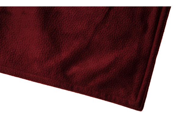 Løper velur skinnlook aubergine 40x140cm Velur 100 % polyester 