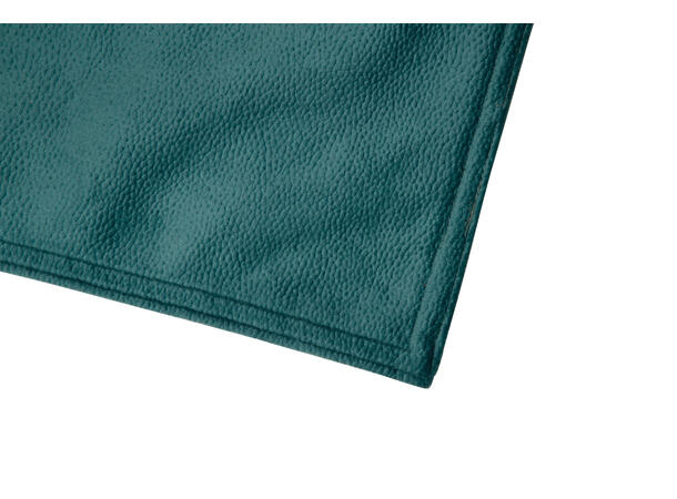 Løper velur skinnlook petrol 30x100cm Velur 100 % polyester 