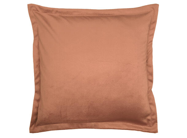Putetrekk velur skinnlook amber 50x50cm Passer med innerpute 45x45cm 