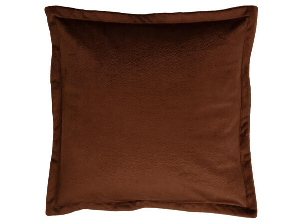 Putetrekk velur skinnlook sjokol 50x50cm 100 % polyester. Passer med innerpute 45 