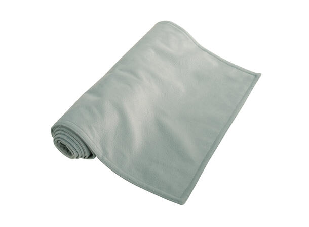 Løper velur skinnlook isblå 40x140cm Velur 100 % polyester 