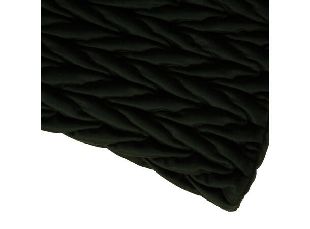 Putetrekk flettet flaskegrønn 45x45cm Velur 100 % polyester 