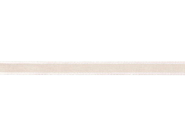 Organsa hvit bånd 10mm Rull: 45 meter 