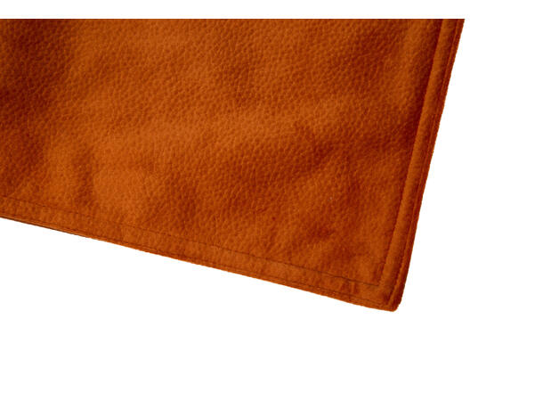 Brikke velur skinnlook rust 33x48cm Velur 100 % polyester 