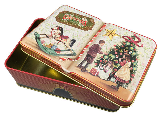 Metallboks bok Julekveld 14,5x9,3x5cm 670ml 