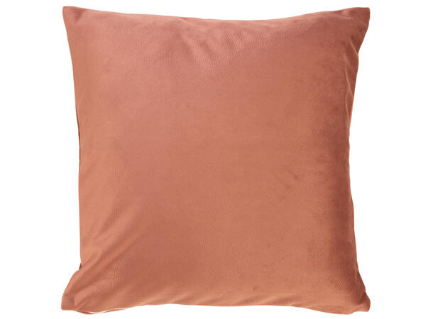 Pute 45x45cm m/trekk velur skinnl. amber Pute fjær/dun 780gram fyllvekt 