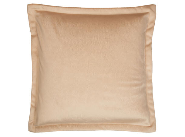 Putetrekk velur skinnlook beige 50x50cm Passer med innerpute 45x45cm 