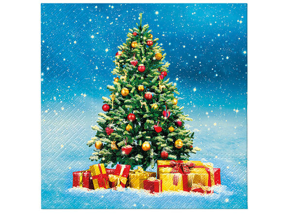 Serviett Christmas Gifts Lunsjserviett 20 stk 3-lags 33x33cm 