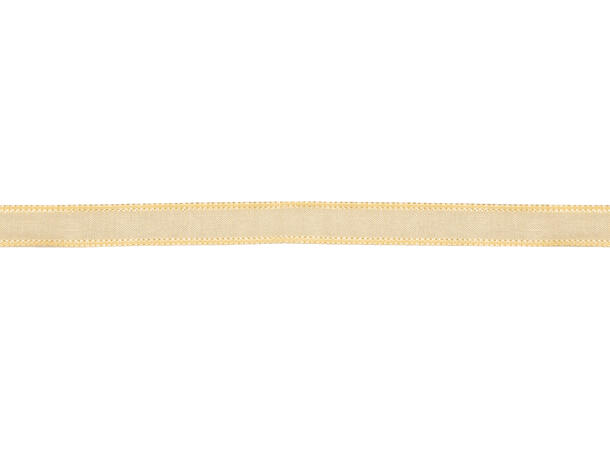 Organsa gull bånd 10mm Rull: 45 meter 