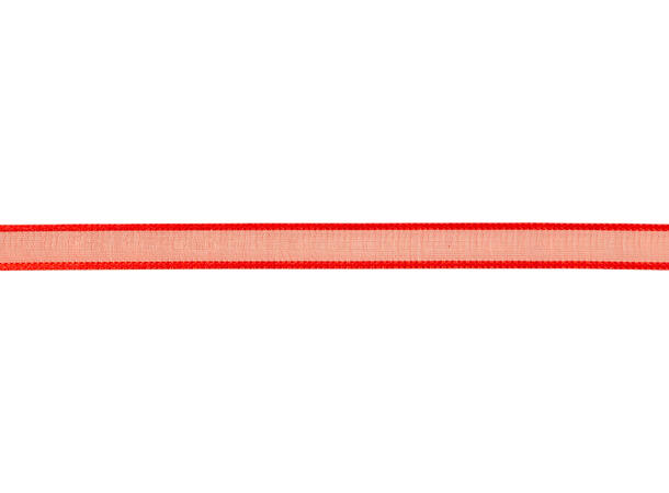 Organsa rød bånd 10mm Rull: 45 meter 