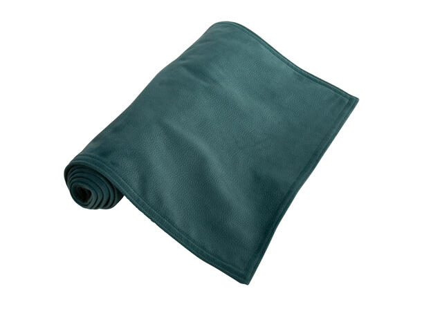 Løper velur skinnlook petrol 40x140cm Velur 100 % polyester 