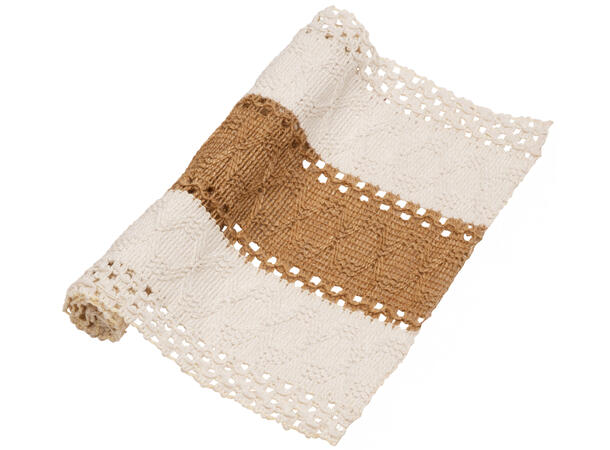 Brikke vevd bomull/lin beige 30x48cm 40% bomull 40 % polyester 20 % lin 