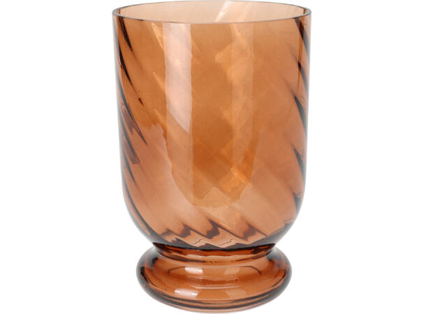 Lysglass 14x21cm brun/grønn 2ass Vekt:740gr 