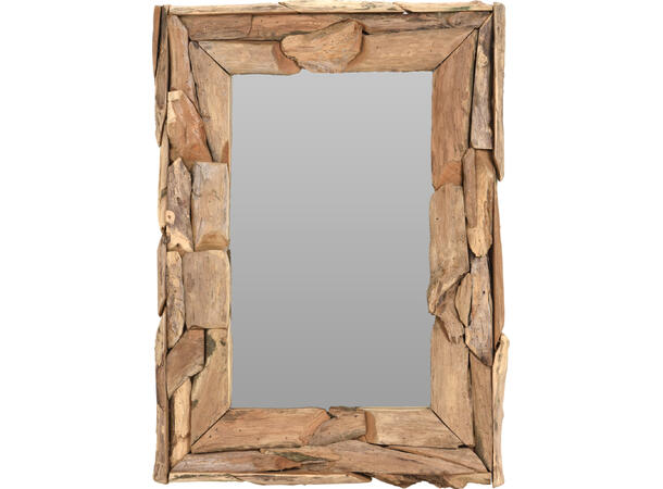 Speil resirkulert tre 72x51x6cm Vekt:4,1kg 