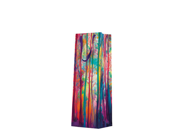 Gavepose Flaske 12x37cm Colorful Magic 