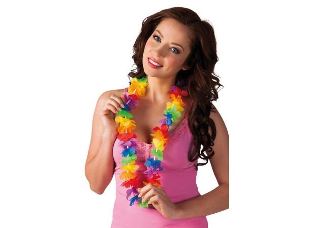 Krans regnbue party kjede 49cm Pride farger 