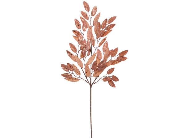 Kvist brune blader m/gullglitter 69cm Forpakning: 12stk 