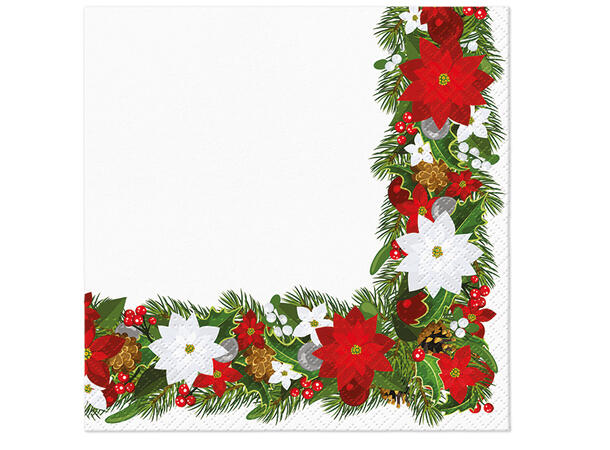 Serviett Spruce Frame TeteàTete Lunsjserviett 20 stk 3-lags 33x33cm 