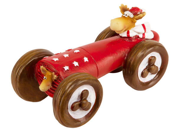 Bil Racer m/elg rød 13x7,5x6,5cm 