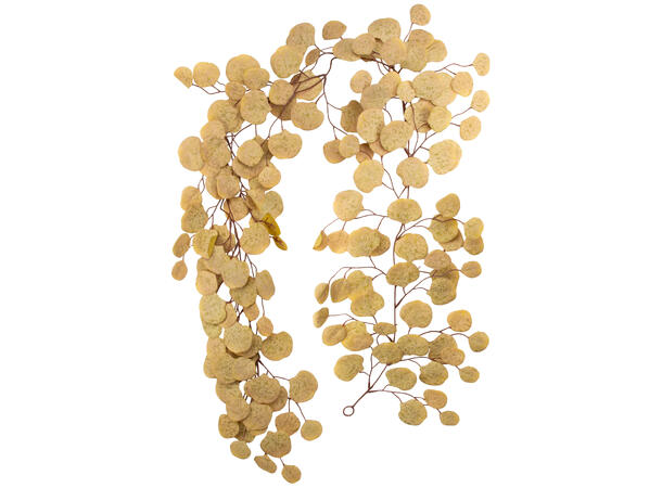 Girlander grønne blader 165cm Forpk 6stk Stoff/filt materiale 