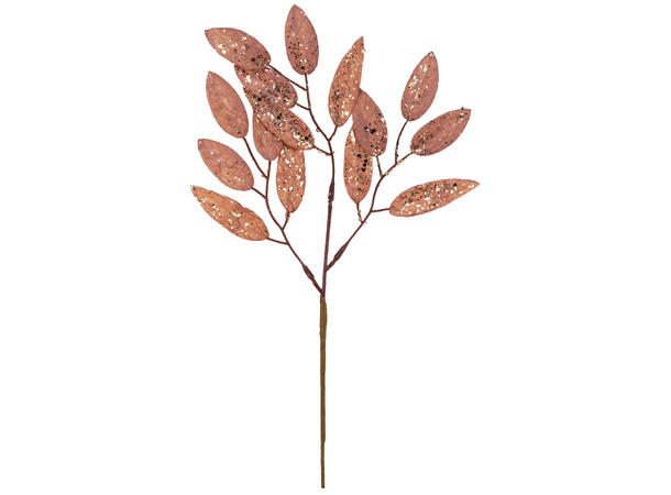 Kvist brune blader m/gullglitter 40cm Forpakning: 12stk 