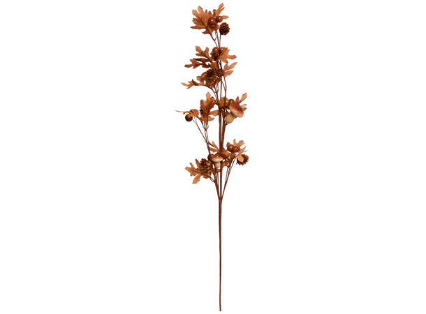 Kvist brune blader og brune sopper 71cm 