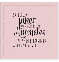 Serviett Snille piker til himmelen Lunsjserviett 20 stk 3-lags 33x33cm