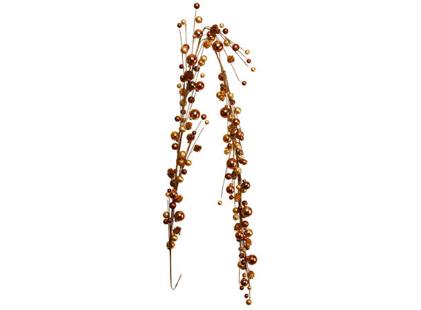 Girlander kongler kuler brun/gull 150cm 