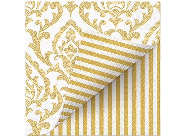 Serviett Portuguese Tiles 2-sidig trykk Lunsjserviett 20 stk 3-lags 33x33cm 