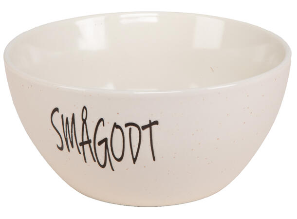 Skål keramikk l.beige Smågodt 15,5x7,5cm 500gram Volum:5-7dl 