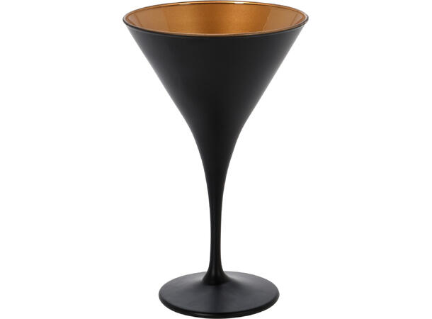 Glass cocktail 230ml sort/gull 11x18cm Forpakning 6stk Vekt:220gr 