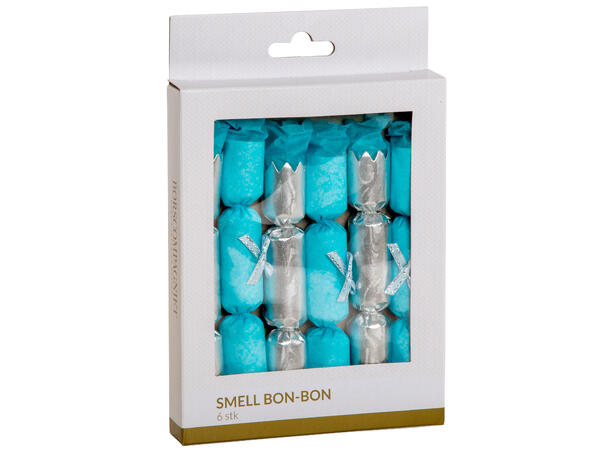 Smell Bon-Bon Turkis 2ass 15cm 6 stk 6 stk 15 cm lange, med knall,vits & hatt 