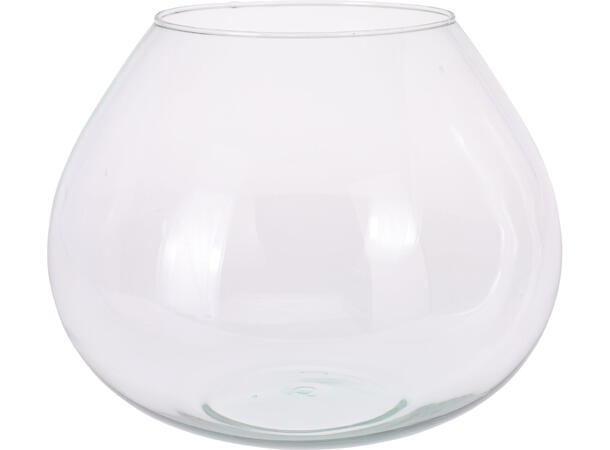Vase resirkulert blank d:15/26cm h:20cm Vekt:750gram 