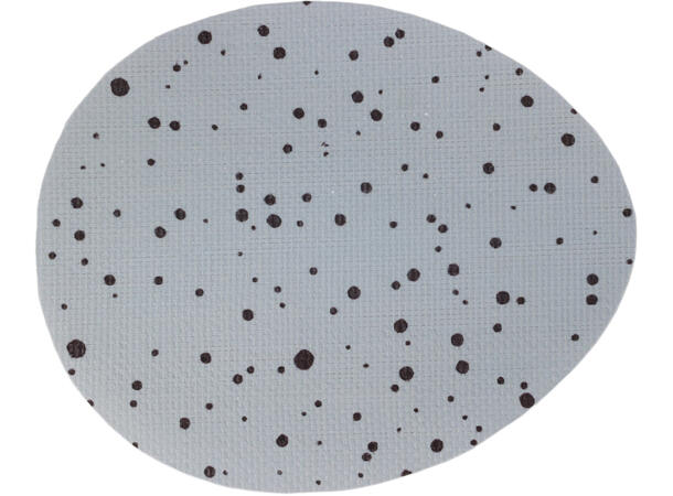 Dekkebrikke eggeformet duse 31x36cm 4ass Vekt:15gram 
