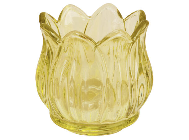 Lysestake telys tulipan grønn 7x7x6,5cm Forpakning: 12stk 