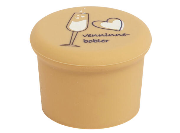 Vinkork Bobler Jutefarget 6 assortert Display 48stk Str 3,8x2,8cm 