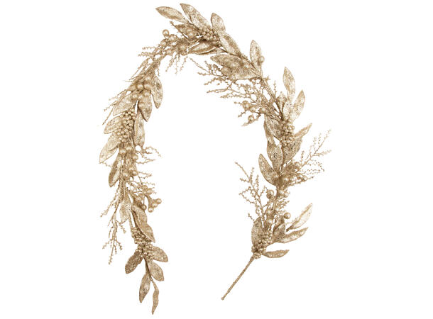 Girlander blader bær champagne l:1,5m 