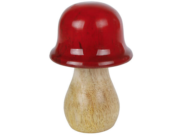 Sopp mango natur m/ rød topp 6x6x10cm Forpakning 12stk 