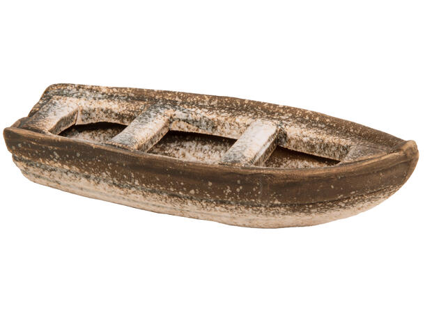 Båt robåt beige keramikk 10,8x4,1x2,9cm Forpakning: 12stk 
