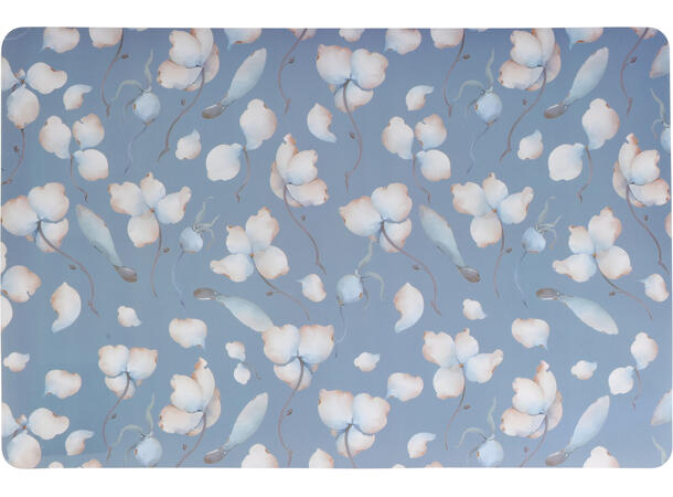 Dekkebrikke blomstret PP 43x28cm 4ass 