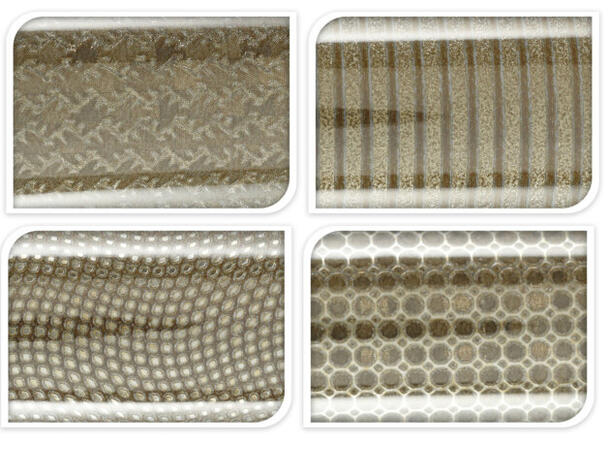 Dekorrull løper champagne 28x250cm 4ass 30 stk i display 