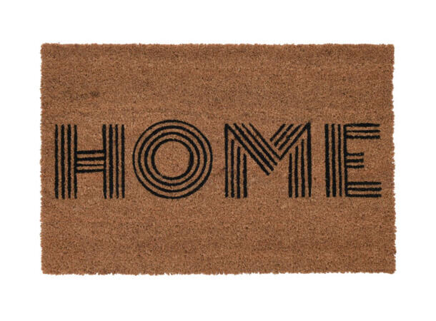 Dørmatte HOME 40x60cm 3ass Kokosmateriale Vekt:1400gr 