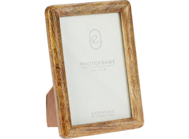 Fotoramme mangotre bilde:10x15cm Str:12,5x17,5 Vekt:260gram 